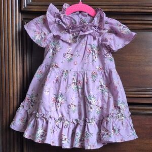 Janie and Jack Lavender Floral Dress